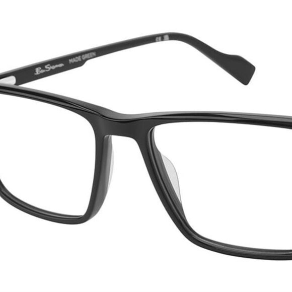 Ben Sherman HIGH Eyeglasses C01 Black Square Frame 53 mm Men’s